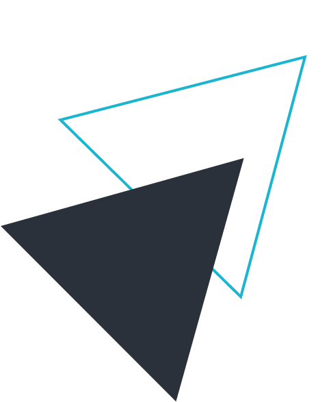 Decorative bottom left double triangle 